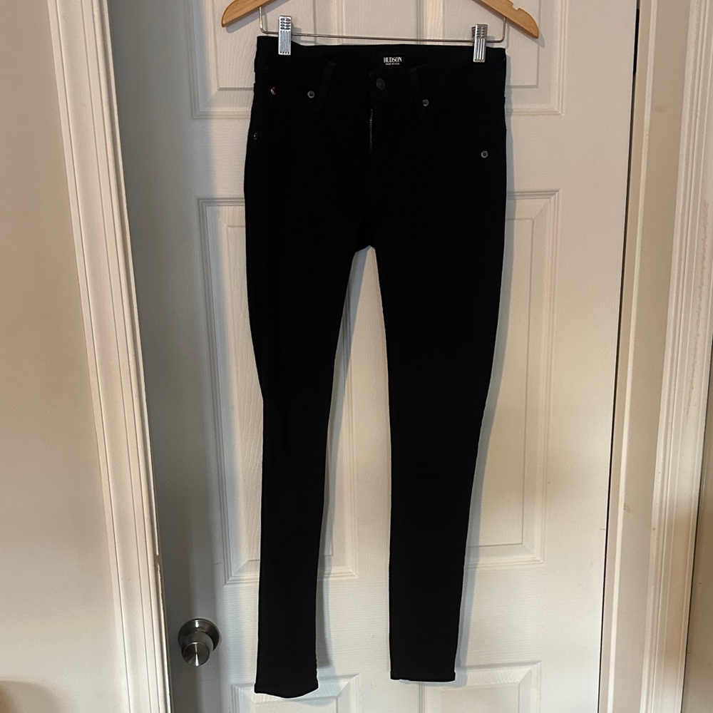 Hudson Jeans Women's “Colin” Mid Rise Skinny Jeans